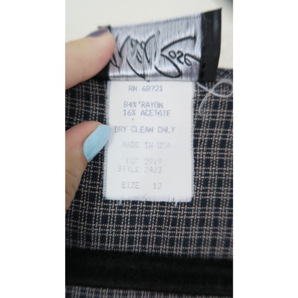 Wild Rose‎ Vintage Women's Tie Neck Layered Lagenlook Blouse. Size 12 - Picture 9 of 9